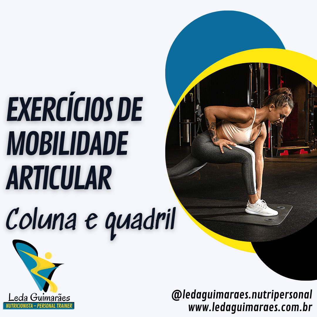 Mobilidade articular Exercício de mobilidade para coluna e quadril